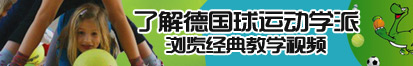 操操操操操操操操操逼了解德国球运动学派，浏览经典教学视频。